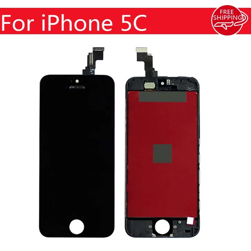 Черный ЖК-дисплей для Apple IPhone 5C Дисплей Сенсорный экран планшета Ассамблеи Замена