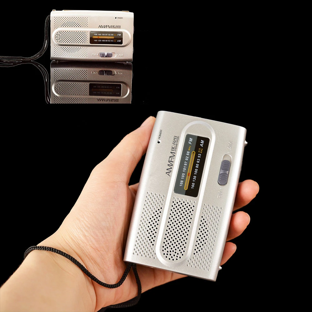 Совершенно новое портативное мини-радио R2048 с двухдиапазонным FM/AM радио
