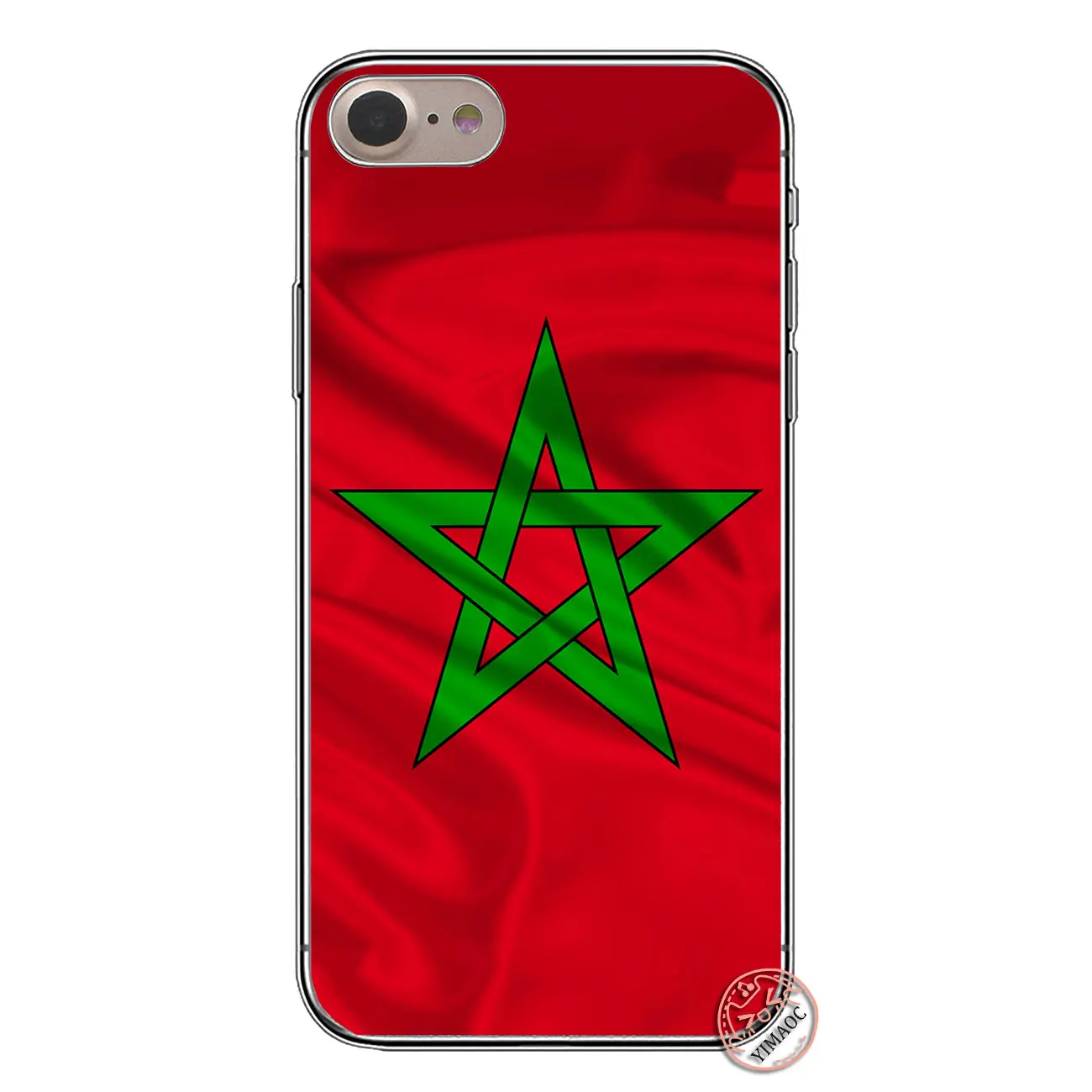 1 YIMAOC Morocco Футбол флаг Мягкий силиконовый чехол для телефона Apple iPhone 11 Pro X XR XS Max 6 6S 7 8 Plus 5 5S SE 10 Чехол - Цвет: 1