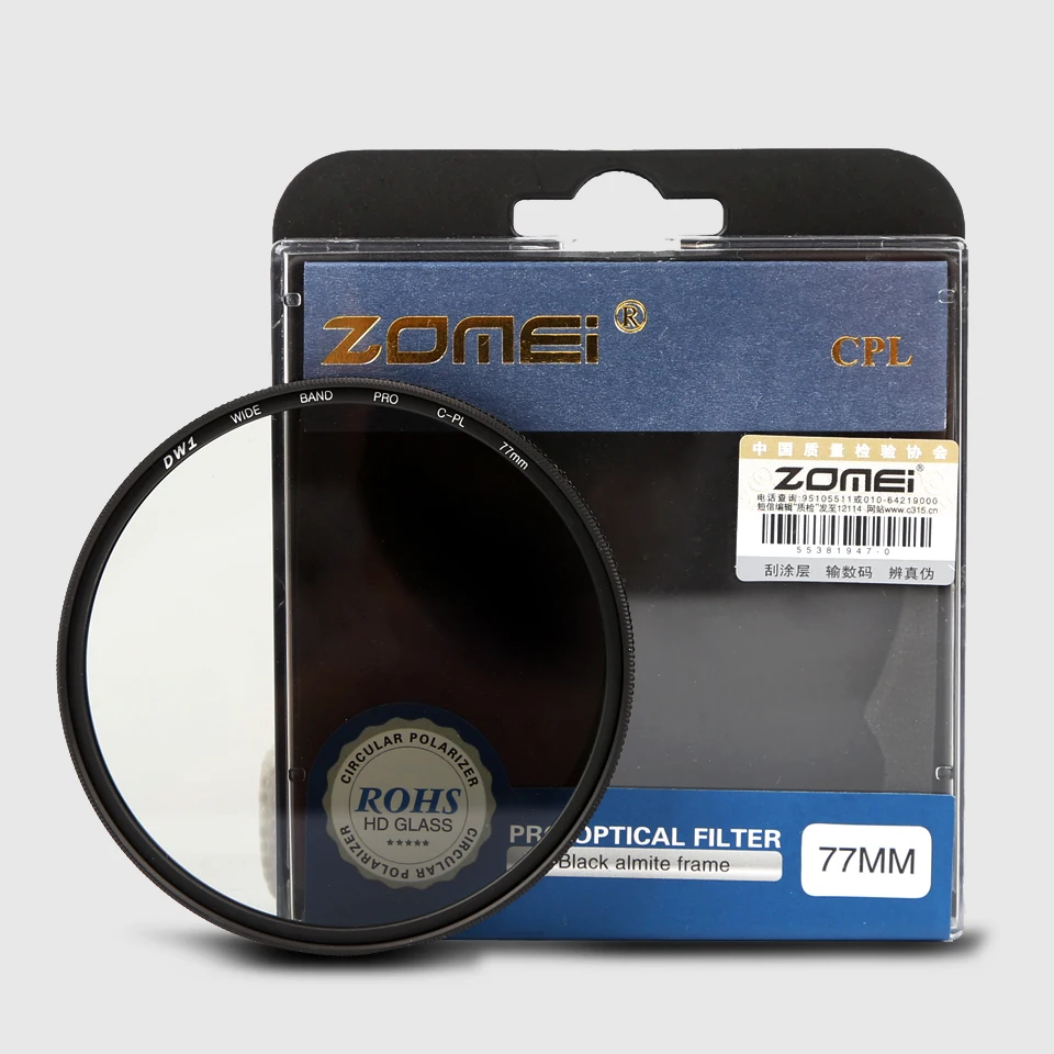 

ZOMEI CPL Circular Polarizer Camera filter for Canon Nikon DSLR Camera lens 52mm/55/58/62/67/72/77/82mm
