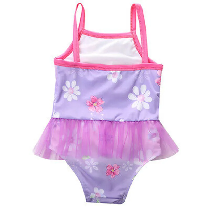2019 модная одежда для девочек Одна деталь купальник малышей с рисунком Купальный