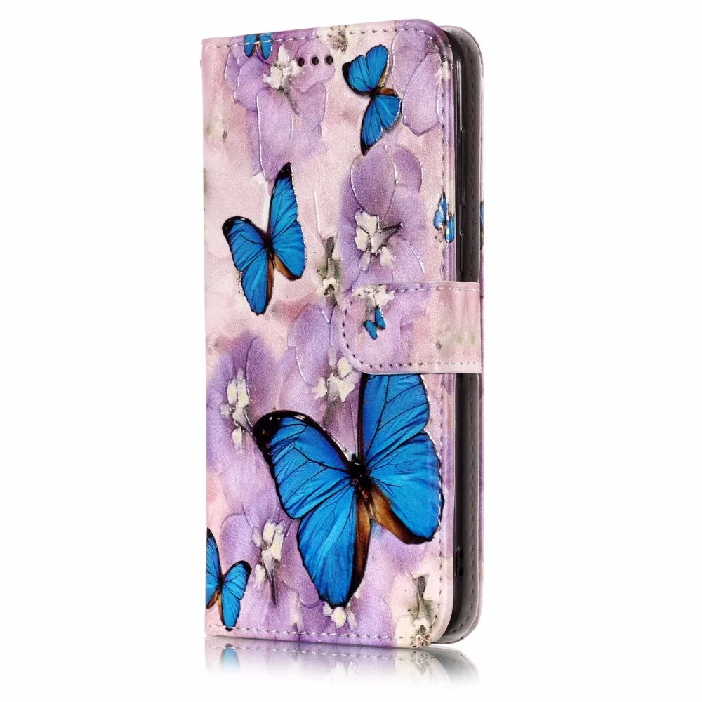 Чехол книжка из искусственной кожи с масляным воском + чехол кошелек для Huawei Y9