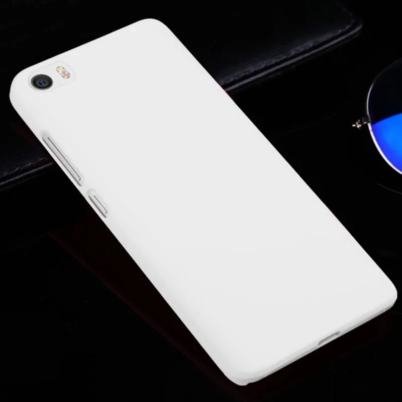 White Матовый пластиковый чехол 5,15 для Xiao mi 5 чехол для Xiao mi 5 mi 5 M5 Pro Prime High Edition чехол-лента на заднюю панель - Цвет: White