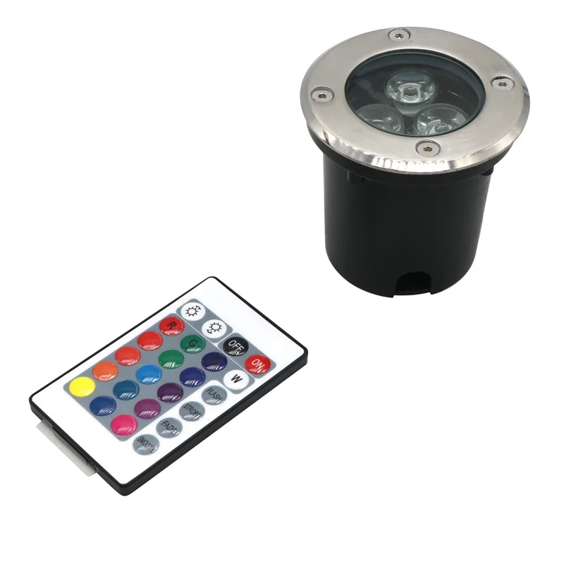 IP67 RGB красные лампы из нержавеющей стали подземное освещение наружное