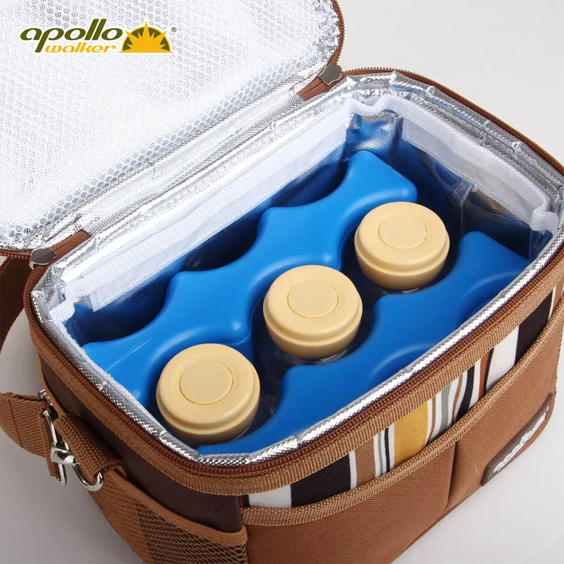 Сумка холодильник apollo 6L маленькая плотная складная сохраняющая свежесть