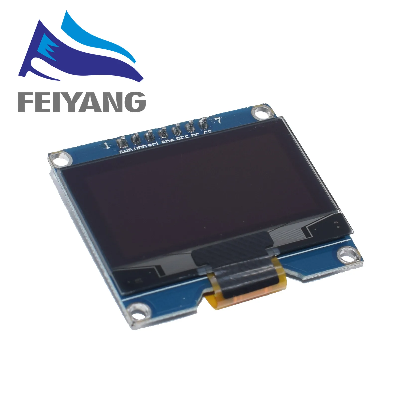 1 шт. 1,54 дюймов 7PIN белый OLED экран модуль SSD1309 Привод IC совместимый для SSD1306 SPI интерфейс 128*64