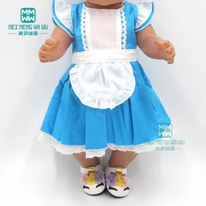 Одежда для кукол 43 см, аксессуары для кукол и американских кукол, модное платье-фартук принцессы