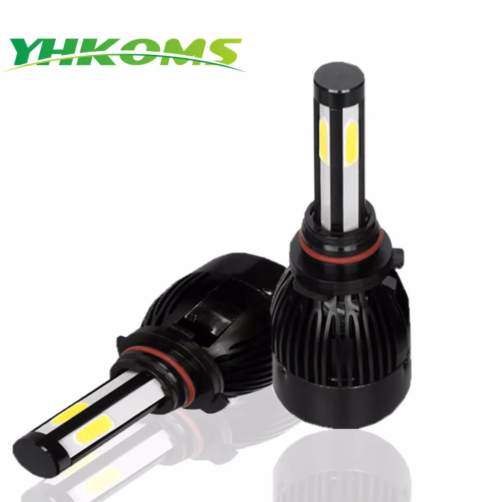 Светодиодная лампа YHKOMS 9006 HB4 LED HB3 9005 H4 D1S D2S D4S H8 H11 H1 H3 комплект фар 9004 9007 H13