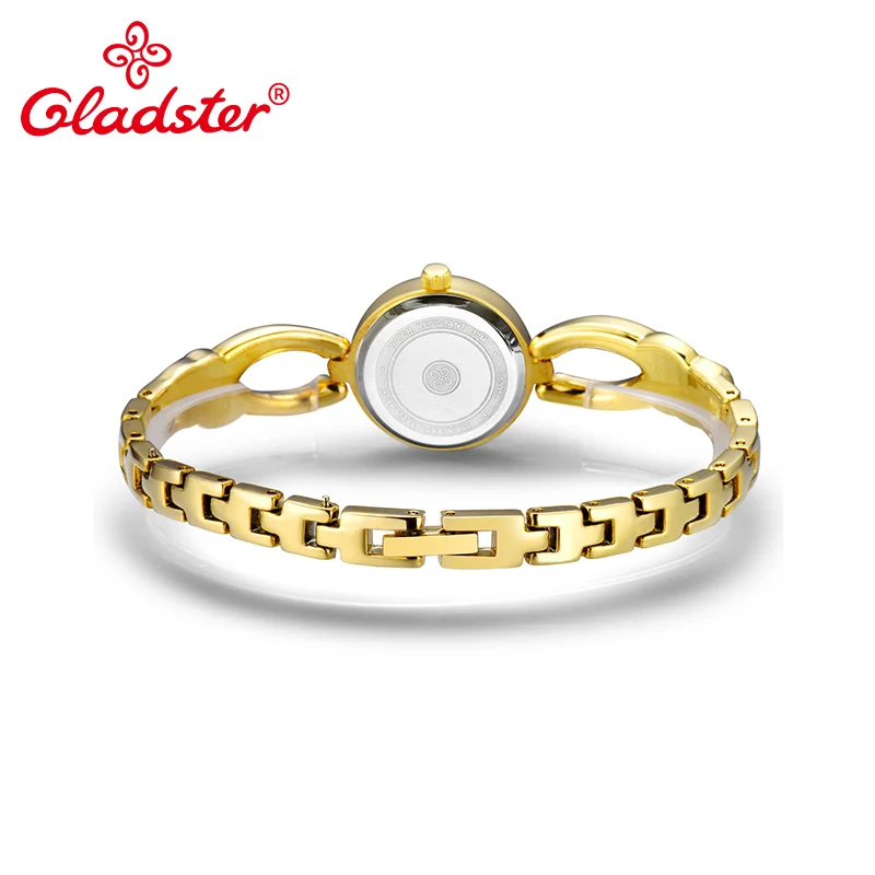 Модный роскошный браслет Gladster ювелирные изделия женские часы японский механизм