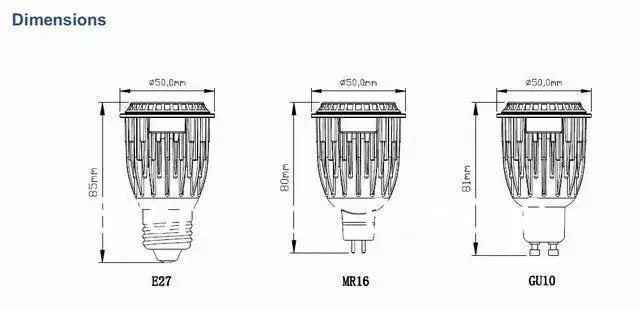 Новый дизайн-7 Вт mr16 Светодиодный прожектор SMD5730 лампа DC12v 4000-5000 k 550Lm 3 года