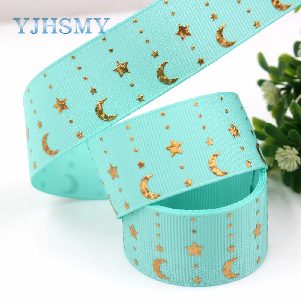YJHSMY G-18808-858 25 мм 5 ярдов лазерная Венера мультфильм печатных grosgrain лента DIY головной