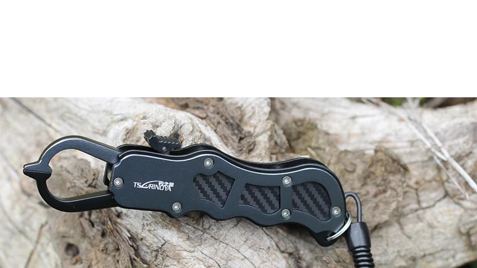 TSURINOYA Fish Grip 170 г мм 165 мм алюминиевый сплав нескользящий рыболовный захват с удерживающей веревкой рыбный контроллер рыболовные снасти инструменты