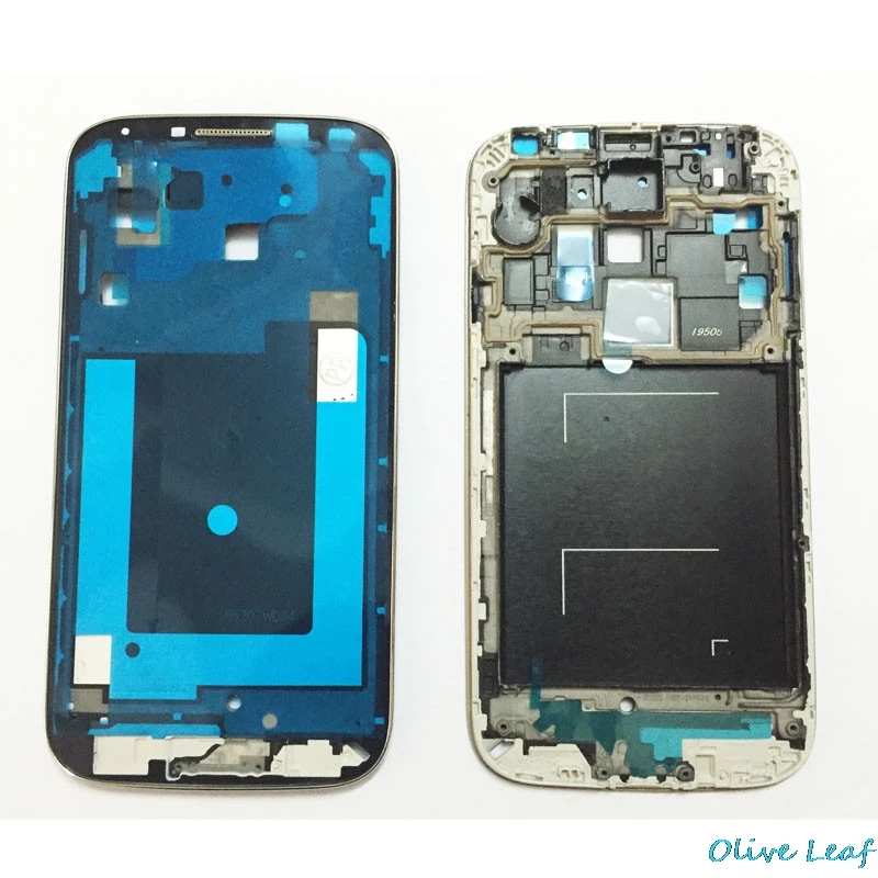 Новый корпус передней рамы для Samsung Galaxy S4 i9500 i9505 i337 Передняя пластина чехол рамка