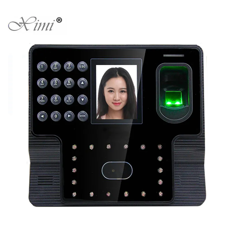 ZK iface102 лицо + отпечаток пальца 125 кГц RFID карта посещаемость времени система