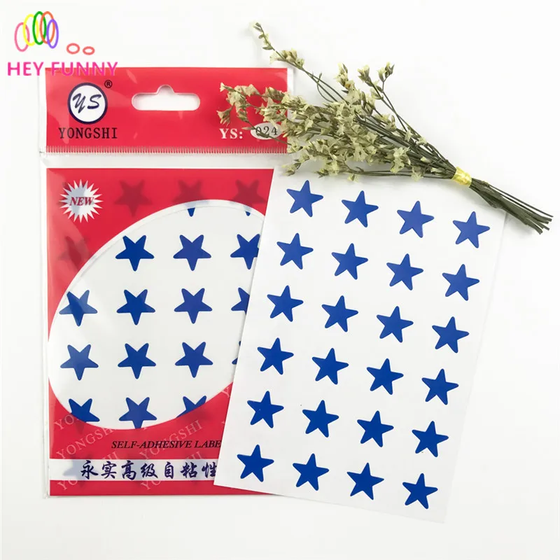 Эй Забавный 24 лист/lot Kawaii Стикеры S Цвет Star этикетки Dot дневник планировщик Scrapbook