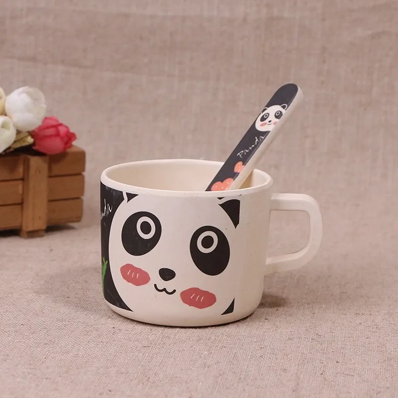 Новинка 5 шт./компл. детская тарелка с изображением краба бантиком ложка столовая