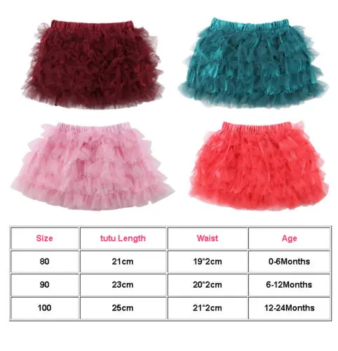 Милая фатиновая юбка принцессы для маленьких девочек бальное платье-пачка