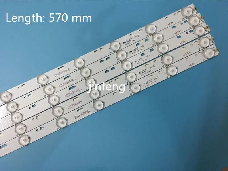 570mm LED Backlight strip 10 Lamp for V315K2-PE1 32 TV LCD EM320D0 IC-A-CNA032D127 IC-A-CNA032D127 LXC031 PLDED3273A-D