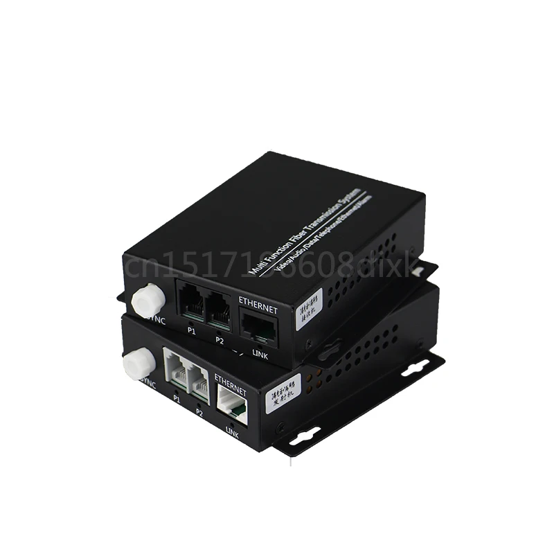 2 канальный оптоволоконный преобразователь PCM voice telephone и 1 Ethernet 100M порт FC