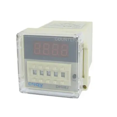 DH48J AC/DC36V 50/60 Гц отсчет 8 контактов 1-999900 цифровой счетчик реле