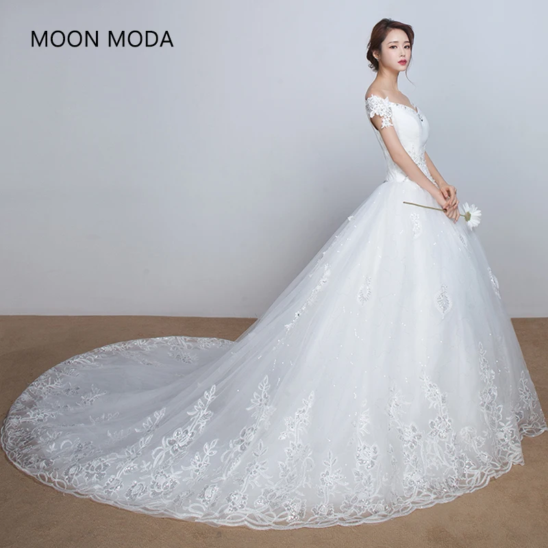 lace vintage real photo wedding dress half sleeve bridal gowm simple strapless turkey 2020 with long tail high quality crystals | Свадьбы и