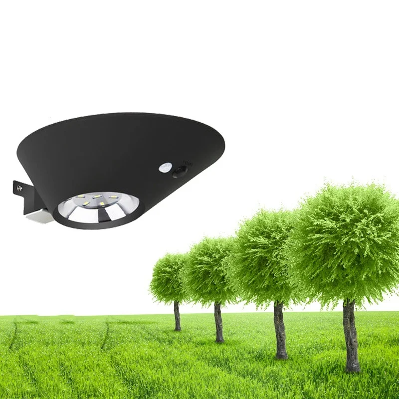 Супер яркий напольный Солнечный Настенные светильники человеческого движения