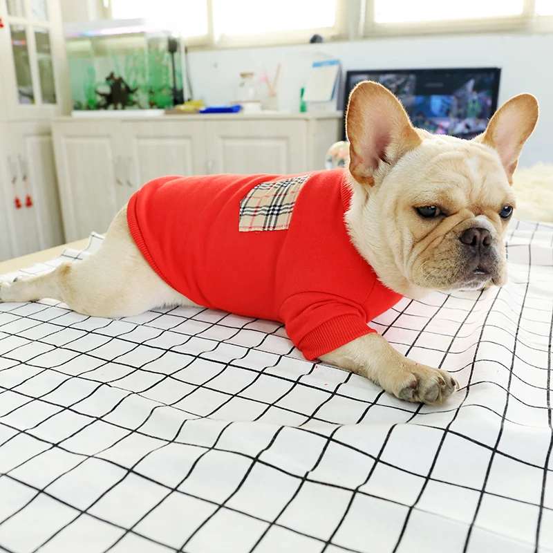 Популярная футболка со щенком мягкий собачий костюм милые два фетра собака