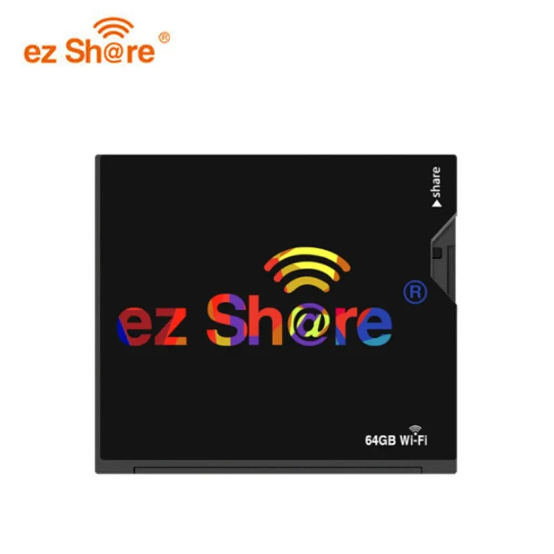 Ez share wifi cf карта памяти 64 ГБ компактная флеш 32 для DLSR камеры Беспроводная 7D