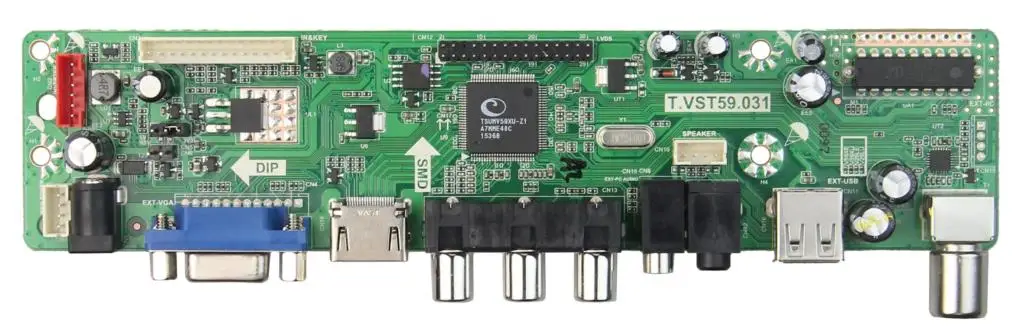 (Телевизор + HDMI VGA CVBS USB) для LP173WF1 HSD173PUW1-A00 T. VST59.03 LCD/LED плата контроллера LVDS повторное