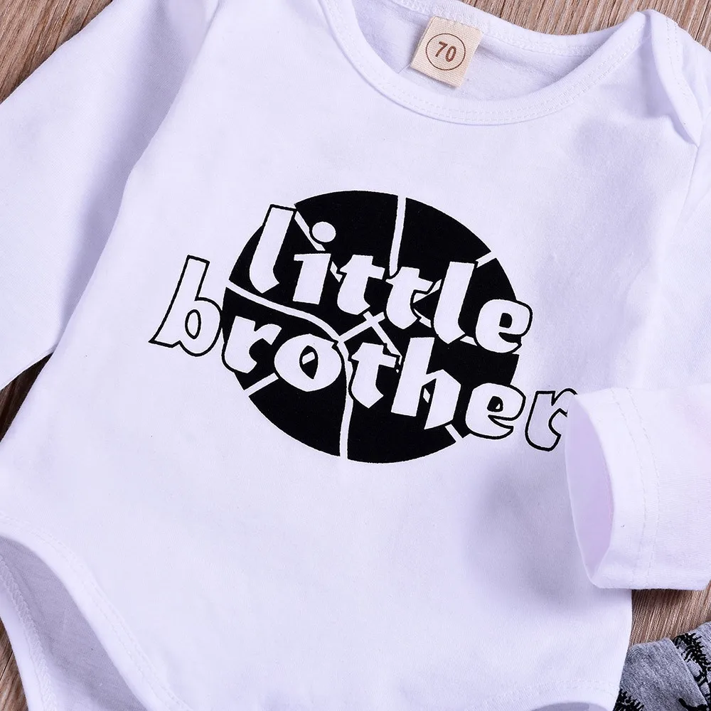 Fashion Newborn Baby boy Clothing Set 3PCS Toddler Letter Print Romper+ Dinosaur Pants+Hat Outfit dropshipping | Детская одежда и