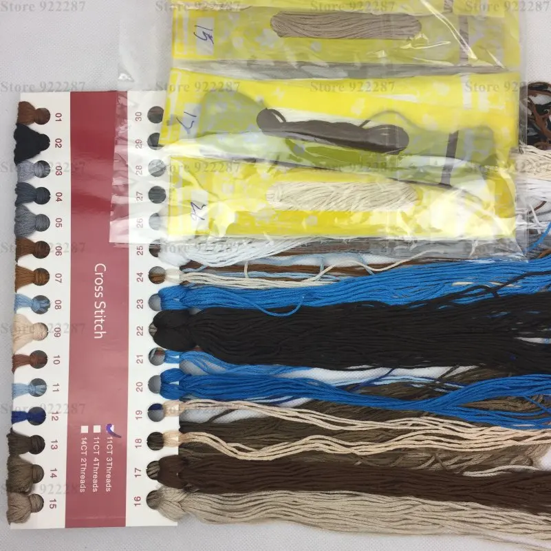 Пляж Пейзаж Рукоделие Набор 11CT 14CT DMC Вышивки Крестом Шаблоны Стежков