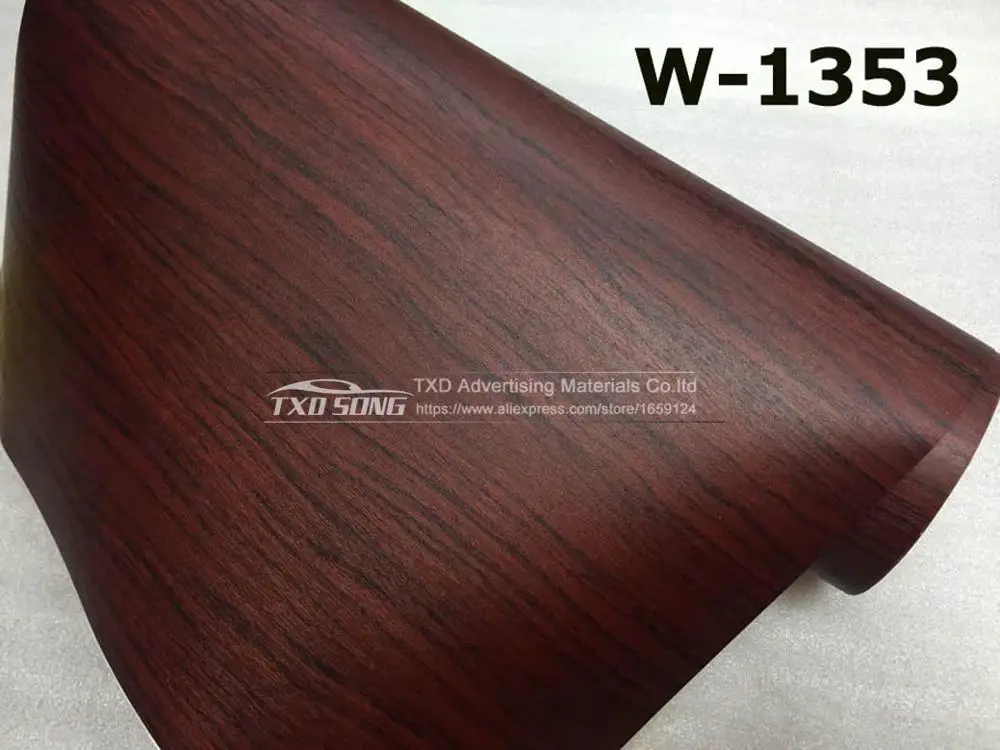 W1353 10/20/30/40/50/60X124 см/лот высококачественная пленка из древесного волокна, виниловая пленка, автомобильная наклейка, мото, авто интерьерная ПВХ пленка с бесплатной доставкой - Название цвета: W1353
