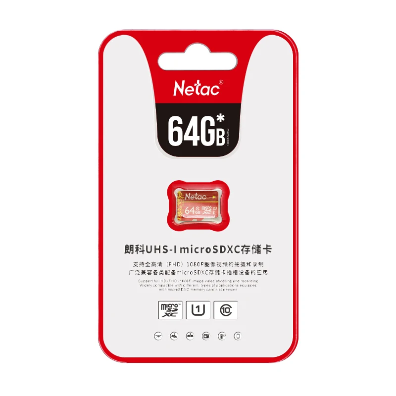 Netac оптовая карты памяти 16 ГБ 32 128 дропшиппинг microSDHC/SDXC Class 10 U1 флэш-памяти 64 карта
