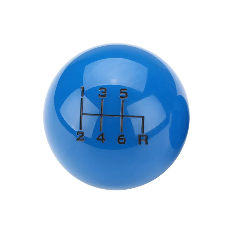 Gearknob Blue 6 скоростей, чехол, ручка переключения передач для JEEP YJ TJ JK, ручка переключения передач, рычаг переключения, ручка, головной убор, комплект,, черный, белый, синий, красный - Название цвета: Gearknob Blue