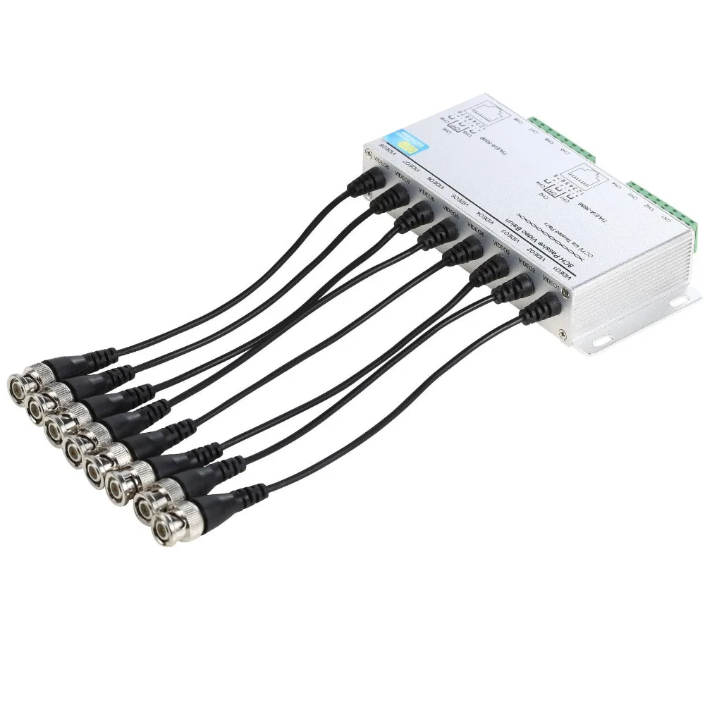 8CH HD CVI TVI AHD пассивный UTP Видео балун для CCTV камеры BNC RJ45 CAT5 адаптер | Безопасность и