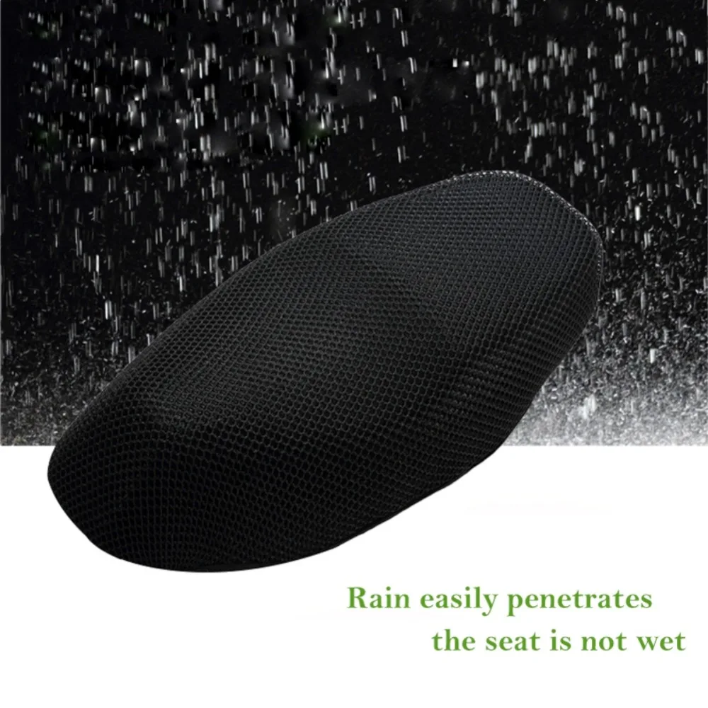 New Motorcycle Seat Cover Breathable Insulation Scooter Cusion Protective Net Black Camo Fit for Honda Kawasaki Yamaha |