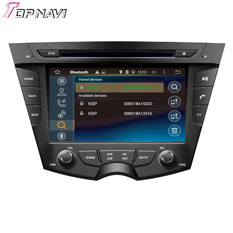 Topnavi 7 ''Octa Core 4GB Android 6 0 Автомобильный видеоплеер Авто аудио DVD ПК для HYUNDAI VELOSTER