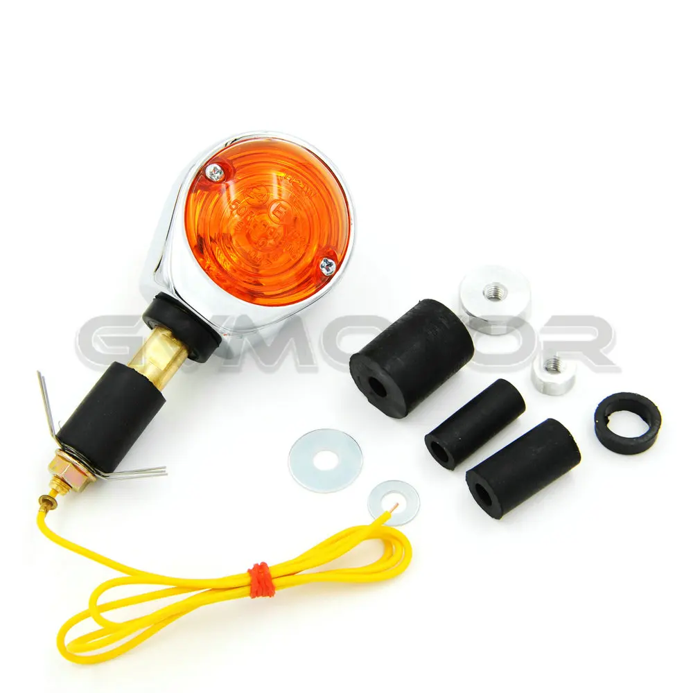 2x винтажный Кафе Racer H21W мотоциклетный фонарь с указателем поворота торцевой