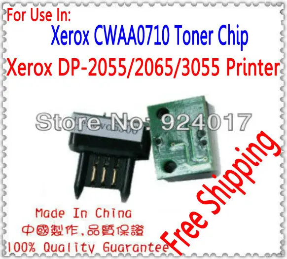 Тонер-чип для принтера Xerox DocuPrint 2055 2065 3055 CWAA0710 CWAA0711 DP2055 DP2065 DP3055 чип тонер-картриджа