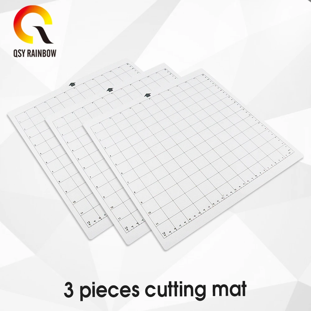 

3 pack Silhouette Replacement Blade with 12 Inch x 12 Inch Cutting Mat Combo Pack
