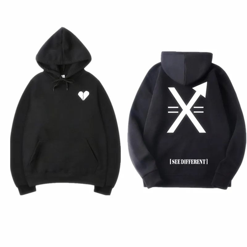 Новинка 2019 Мужская хип хоп мода новый бренд уличная одежда с принтом