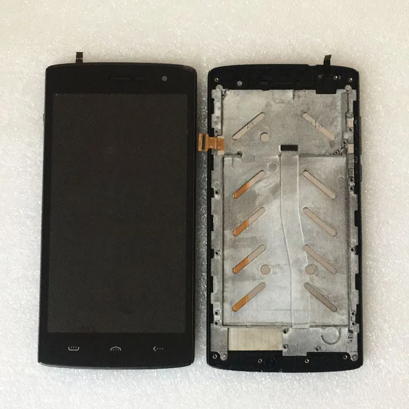 Для Homtom HT7 Pro HT7Pro ЖК дисплей экран + сенсорный дигитайзер с рамкой в сборе черный