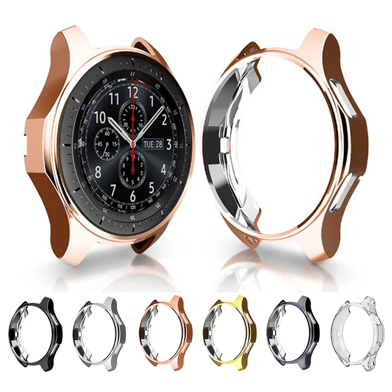 Защитный чехол на 360 градусов с покрытием защитный для Samsung Galaxy Watch 46 мм Gear S3 S 3 GearS3