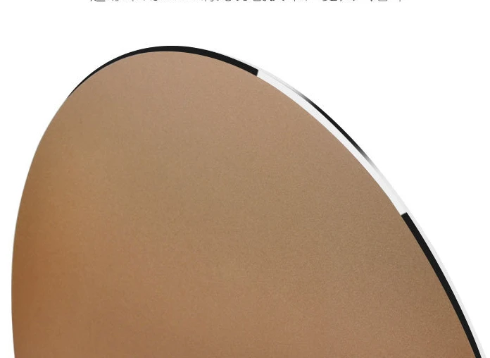 22cm Crirle Round Aluminium Alloy PU 2 Side Use Gaming Hard Metal Material Personalized Durable Mouse Pad Mat Comfort Mice Pads |