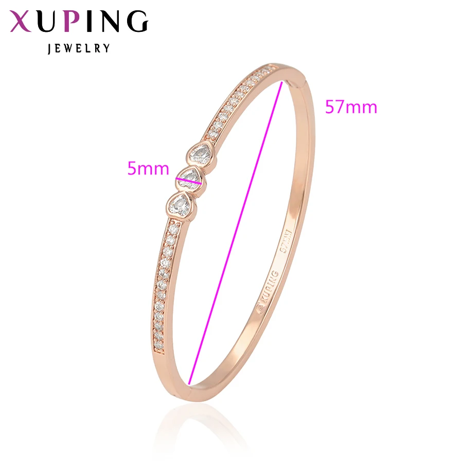 Xuping Fashion Elegant Bangle New Arrival High Quality Jewelry for Women Gold Color Plated Wholesale Gift S43 1-50929 | Украшения и