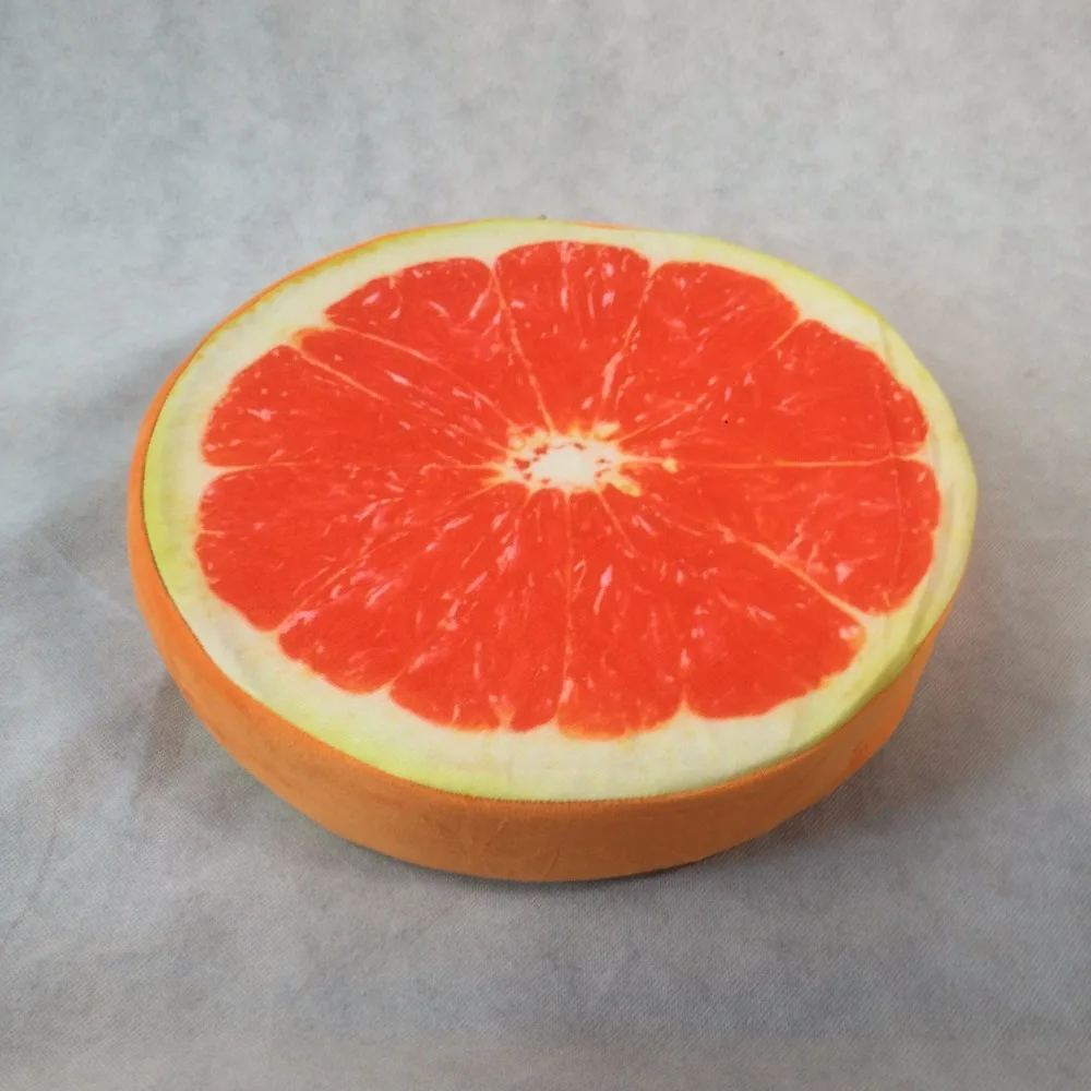 3D сублимационная печать подушка в виде фрукта с губкой вставка забавная Подушка