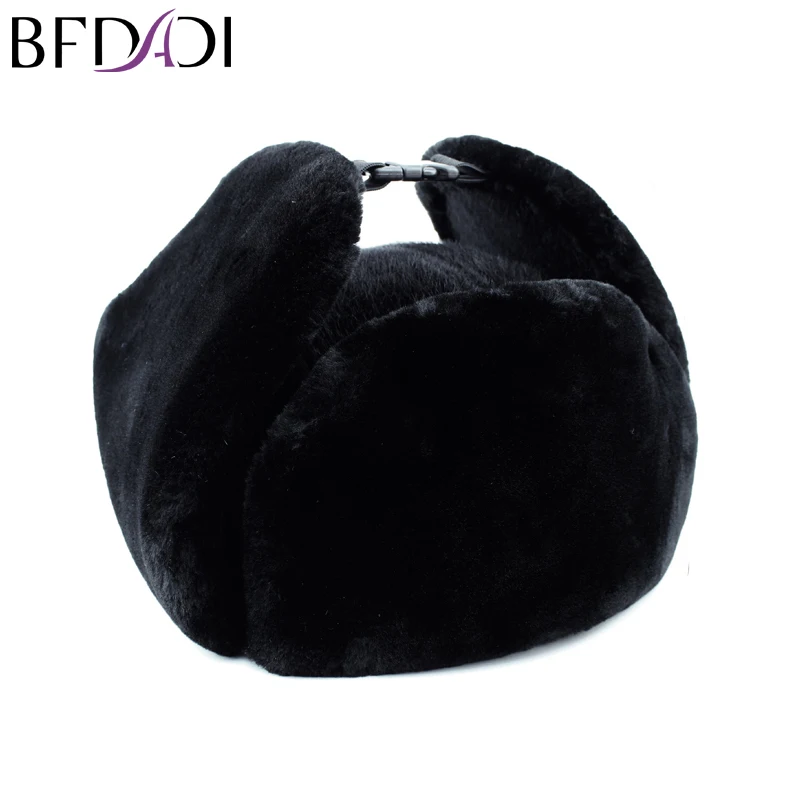 BFDADI 2020 Новая модная зимняя шапка с защитой ушей бомбер для мужчин ветрозащитная