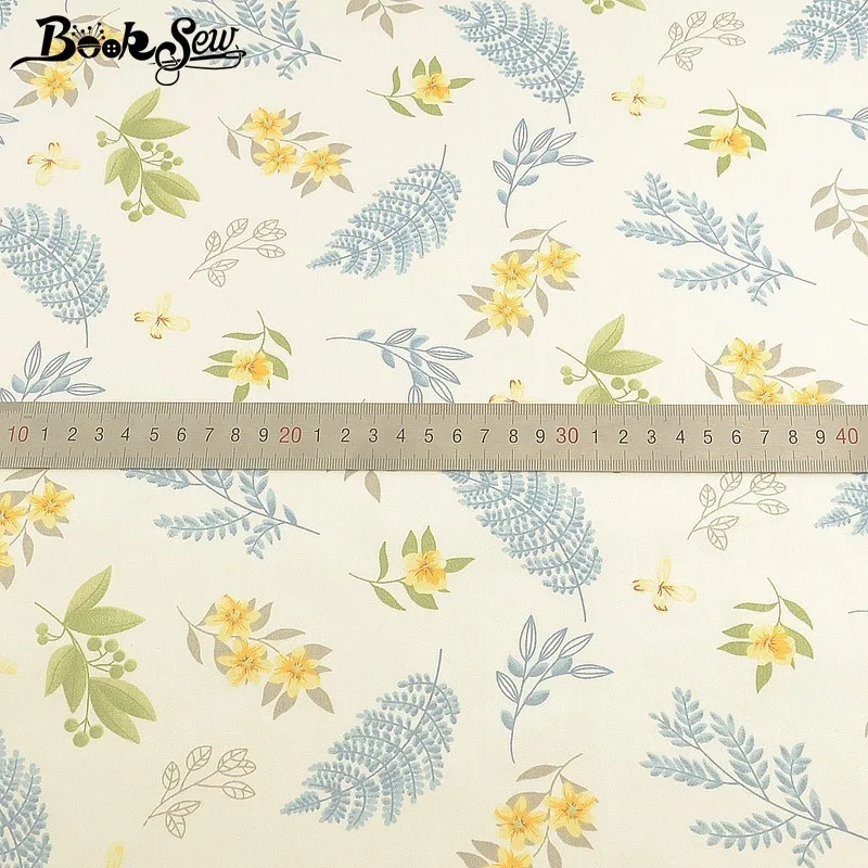 Booksew 100% хлопковая ткань с цветочным принтом Telas Tissu африканская сделай сам платье