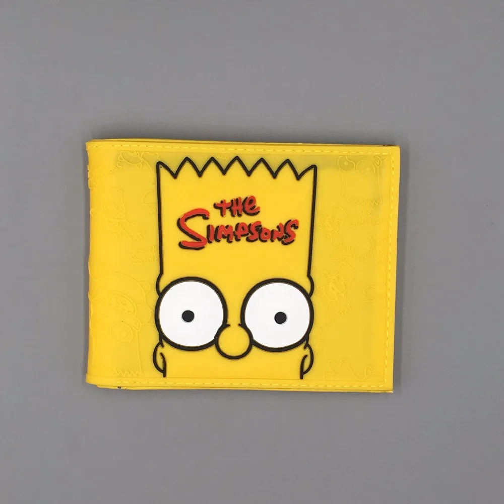 2017 Simpsons Family Мужчины Женщины Бумажник Для Подросток Молодых Кошелек Портмоне лето