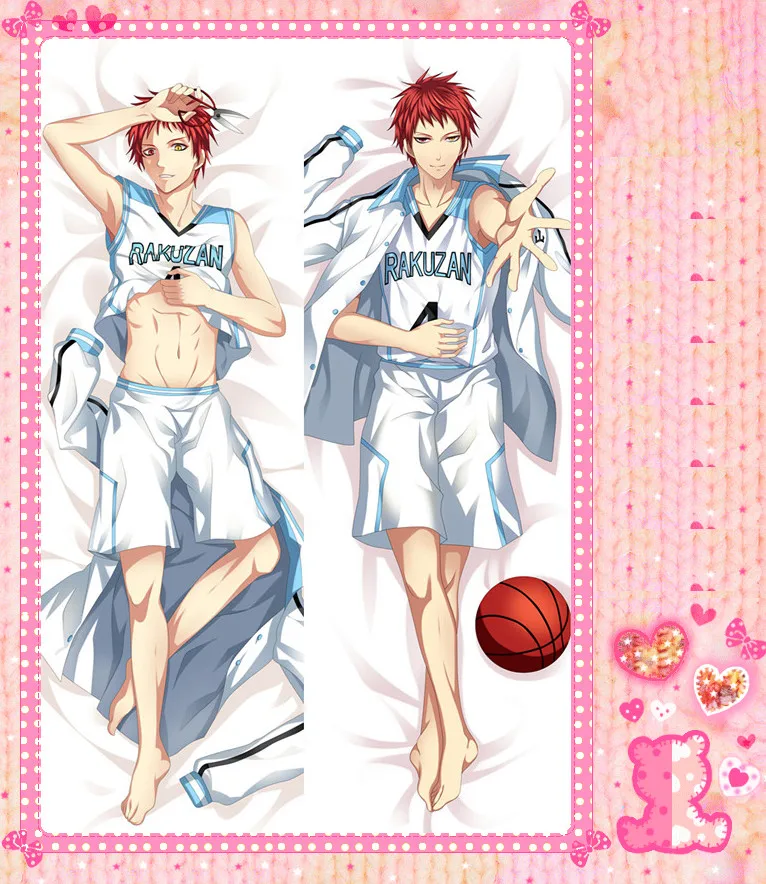 

Аниме мультфильм Kuroko без баскетбола Двойная подушка обнимающая Подушка Чехол наволочка Подушка Чехол персиковая кожа 2 Way / WT No.54044